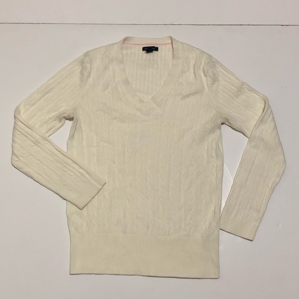 Tommy Hilfiger girls v neck sweater
